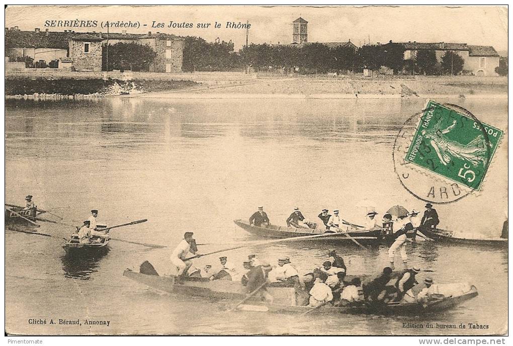 SERRIERES LES JOUTES SUR LE RHONE - Serrières