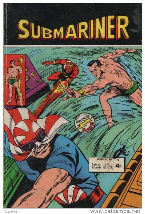 SUBMARINER N° 14 BE AREDIT PUBLICATION FLASH 11-1978 - Arédit & Artima