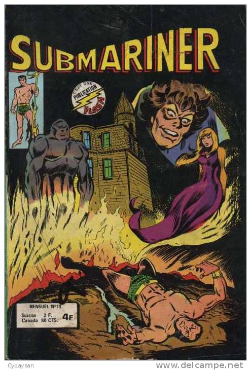 SUBMARINER N° 13 BE AREDIT PUBLICATION FLASH 10-1978 - Arédit & Artima