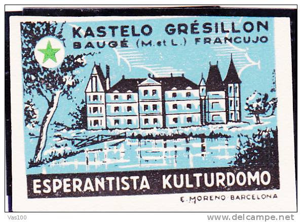 ESPERANTO KASTELO GRESILLON CINDERELLAS MNH. - Esperanto