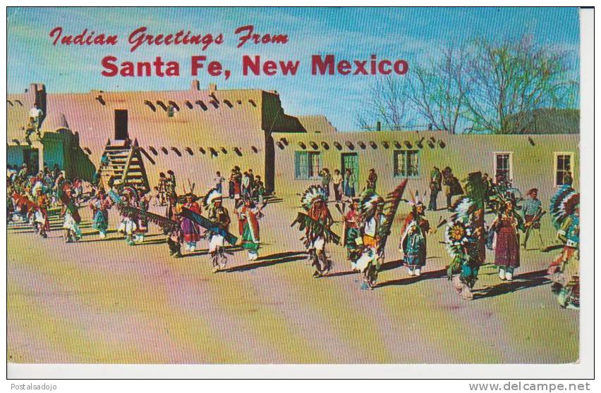 (EUA194) NEW MEXICO. THE COLORFUL COMANCHE DANCE - Santa Fe