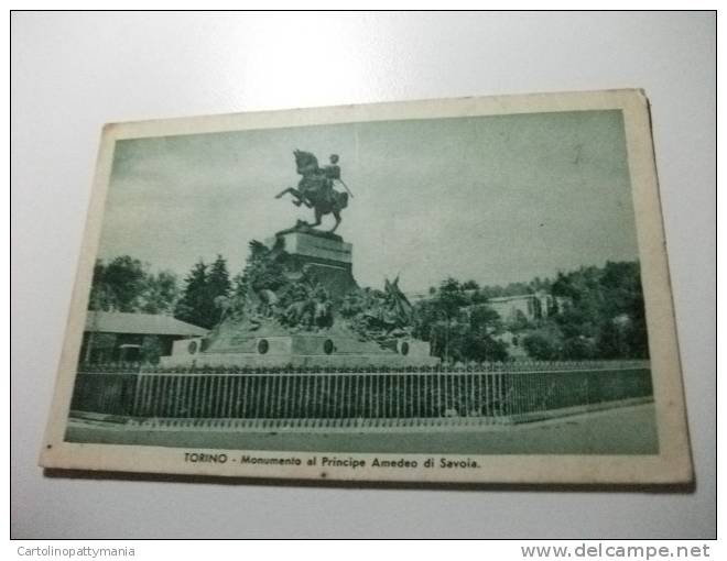 Torino  Piccolo Formato Monumento Al Principe Amedeo Di Savoia - Altri Monumenti, Edifici