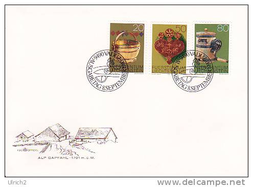 Liechtenstein FDC 1980 Mi.-Nr. 747-749 - FDC