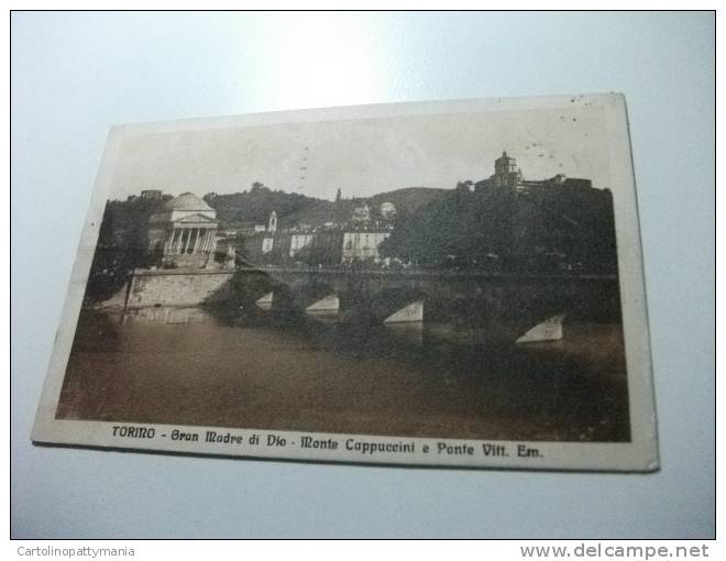 Torino  Piccolo Formato Ponte Vittorio Emanuele  Monte Capuccini Gran Madre Di Dio - Bridges