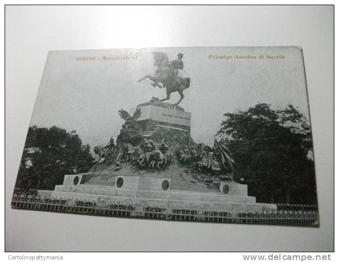Torino  Piccolo Formato Monumento  Principe Amedeo Di Savoia - Altri Monumenti, Edifici