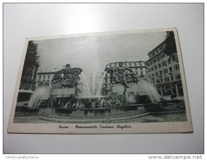 Torino  Piccolo Formato Monumentale Fontana Angelica - Altri Monumenti, Edifici