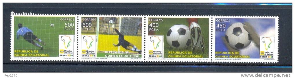 GUINEA ECUATORIAL 2008 - COPA DE AFRICA DE NACIONES GHANA 2008 - EDIFIL Nº  404-07 - Fußball-Afrikameisterschaft