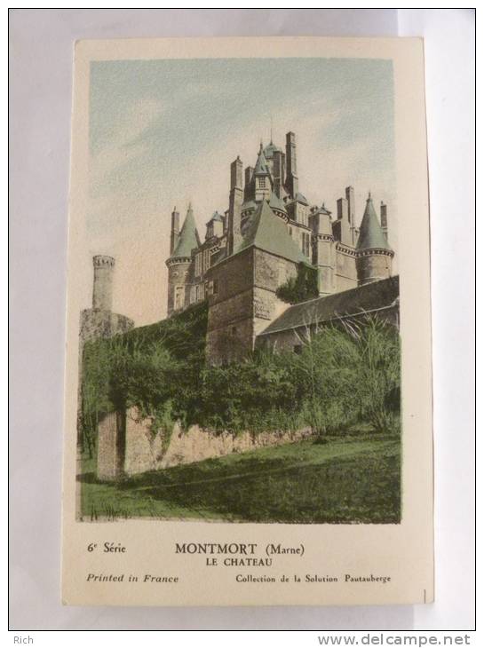 CPA 51 Marne - MONTMORT - Le Château -6 è Série - Montmort Lucy