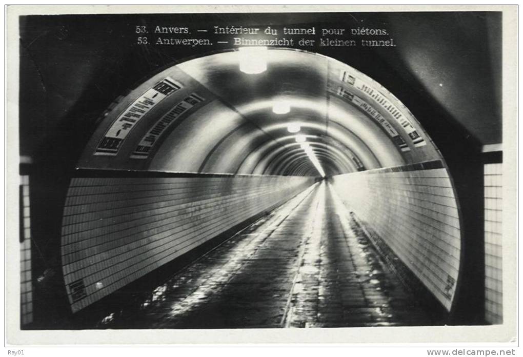 ANVERS - Intérieur Du Tunnel Pour Piétons - Antwerpen