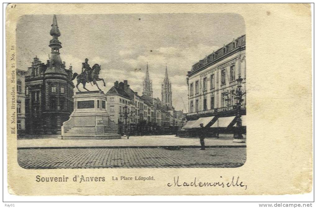 ANVERS - Souvenir D´Anvers - La Place Léopold. - Antwerpen