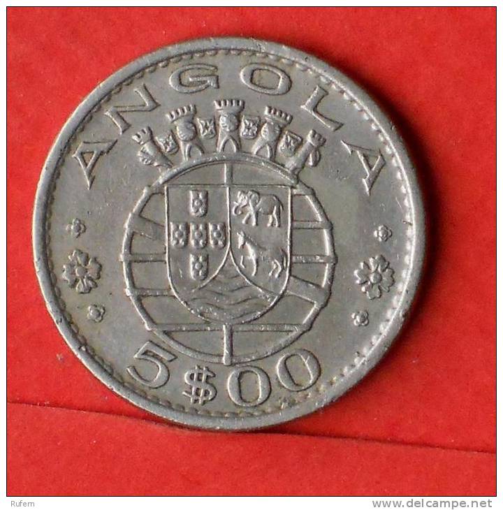 ANGOLA  5  ESCUDOS  1972   KM# 81  -    (1307) - Angola