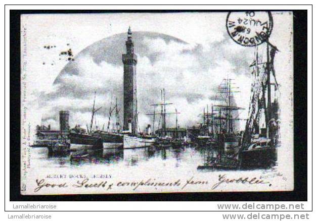 ALBERT DOCKS GRIMSBY - CARTE A DOS SIMPLE (1ère édition) - Autres & Non Classés