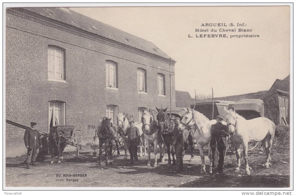 ARGUEIL Hôtel Du Cheval Blanc L LEFEBVRE Propriétaire (DB) - Other & Unclassified