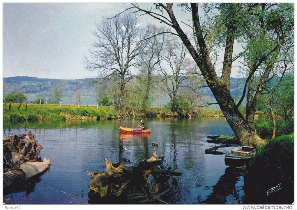 Cp , RÉGIONS , LORRAINE , Point De Vue Sur La Meuse , Canoé , Barque - Lorraine