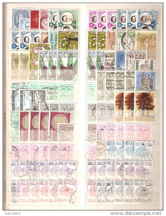 BU02 - BELGIO  - Lotto 1907/1999 - (o) - Sammlungen