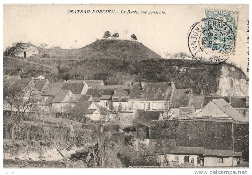 Château De Porcien La Butte Vue Générale - TTB - Chateau Porcien