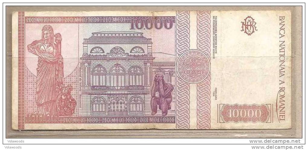 Romania - Banconota Circolata Da 10.000 Lei P-105 - 1994 - Romania