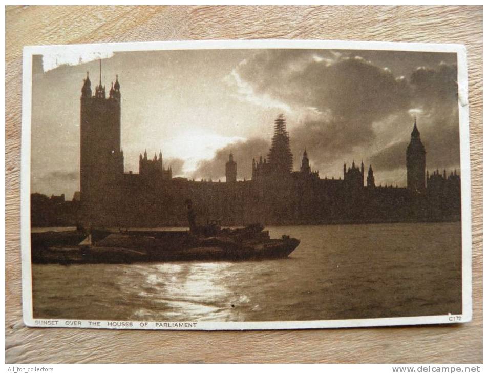 Post Card From UK Bradford, Sunset Parliament - Bradford