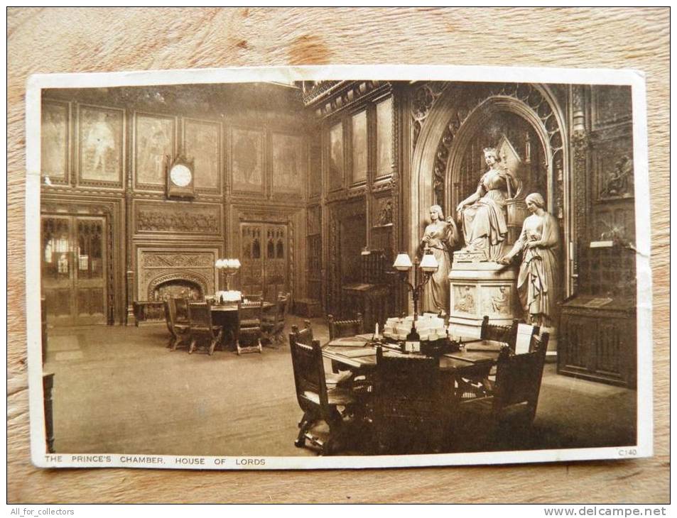 Post Card From UK Bradford, Prince's Chamber House Of Lords - Bradford