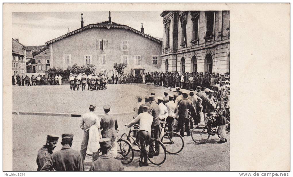 CPA 14-18 CIREY-SUR-VEZOUZE - Une Fanfare Place Du Marché (A22, Ww1, Wk1) - Cirey Sur Vezouze