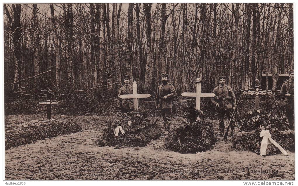 CPA 14-18 CIREY-SUR-VEZOUZE - Cimetière Militaire, Tombe De Soldats Allemands (A22, Ww1, Wk1) - Cirey Sur Vezouze