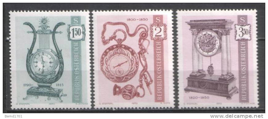 Österreich / Austria - Mi-Nr 1344/1346 Postfrisch / MNH ** (C352) - Uhrmacherei