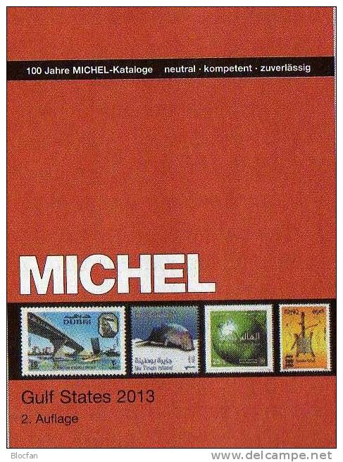 Stamps Of Gulf-States UAE Naher Osten Katalog 2013 New 89€ Arabia Country MICHEL Part 10 In English Catalogue Of Germany - English