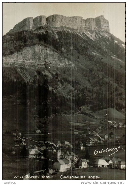 CPSM LE SAPPEY , CHAMECHAUDE - Lugrin