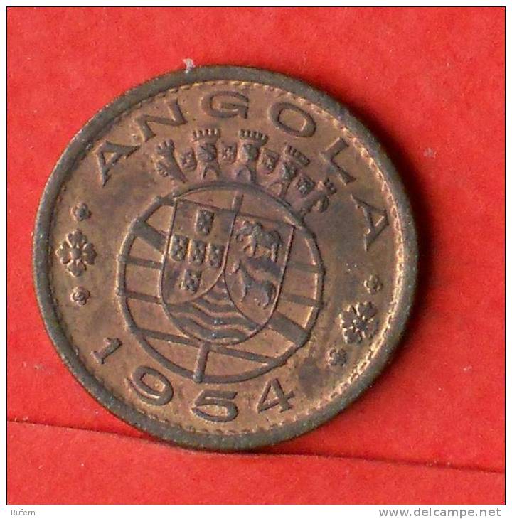 ANGOLA  50  CENTAVOS  1954   KM# 75  -    (1310) - Angola