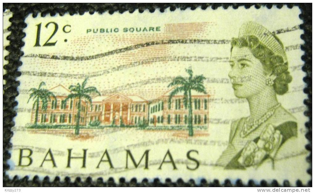 Bahamas 1967 Public Square 12c - Used - 1963-1973 Autonomie Interne