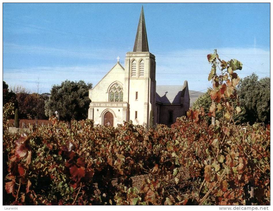 (755) Australia - SA - Borossa Valley Vineyards And Church - Autres & Non Classés