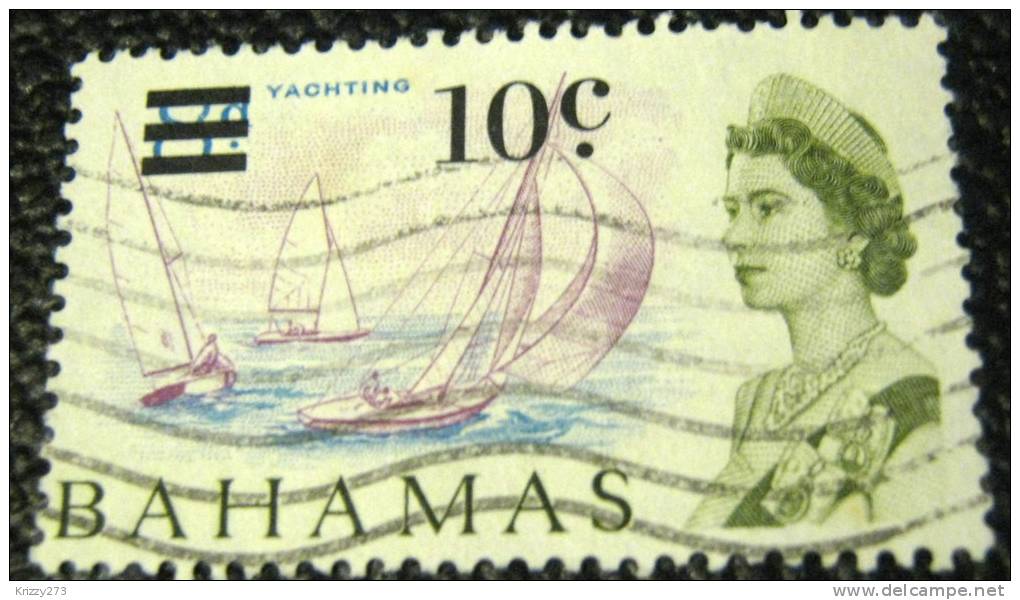 Bahamas 1966 Yachting 10c - Used - 1963-1973 Autonomie Interne