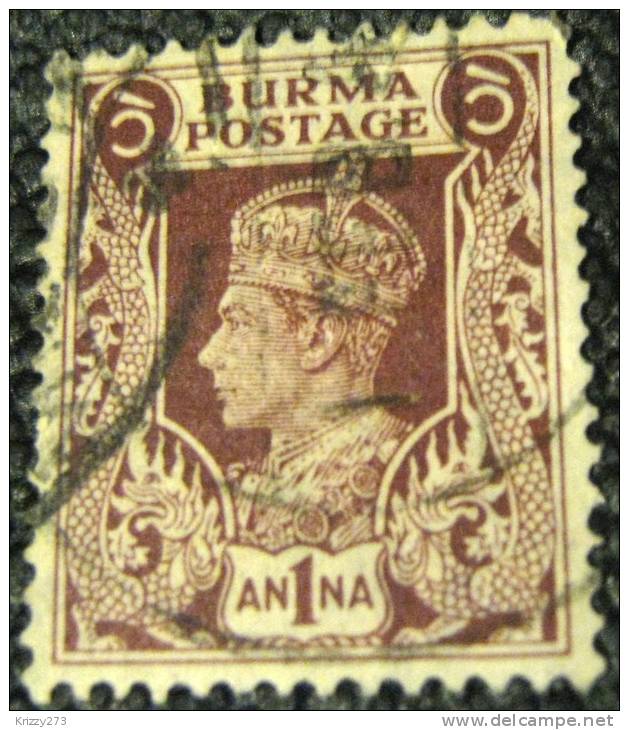 Burma 1938 King George VI 1a - Used - Burma (...-1947)