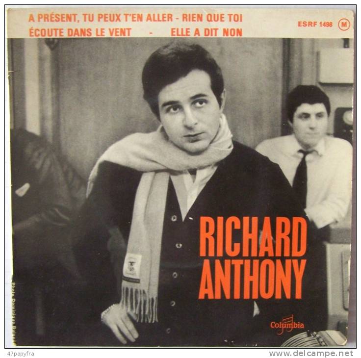 Richard ANTHONY Bob DYLAN 45T VINYLE EP BIEM ORIGINAL Ecoute Dans Le Vent...EX / M - Nueva Era (New Age)