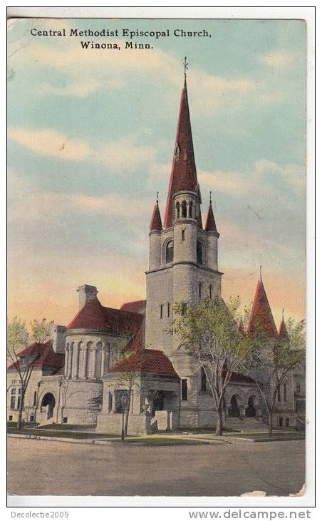 BR45773 Central Methodist Episcopal Church Winona     2 Scans - Andere & Zonder Classificatie