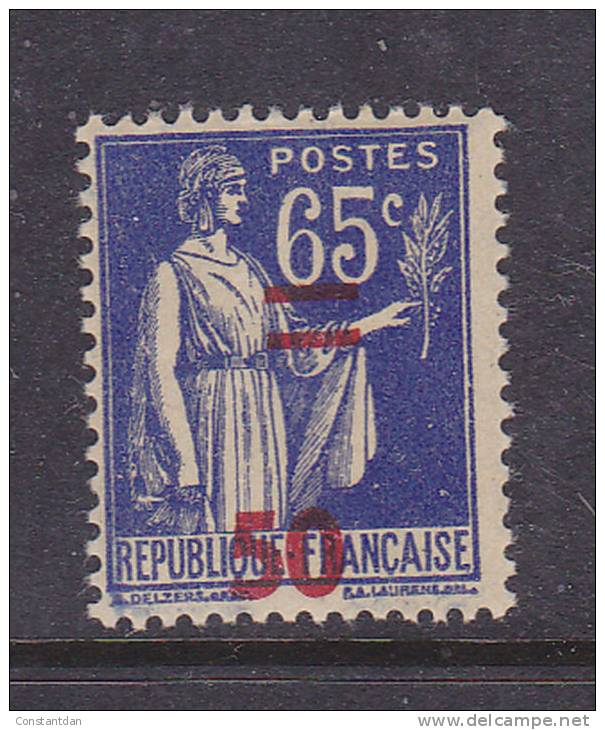 FRANCE N° 479 50C S 65C OUTREMER TYPE PAIX BARRE SOUS LE 65C NEUF SANS CHARNIERE - Neufs