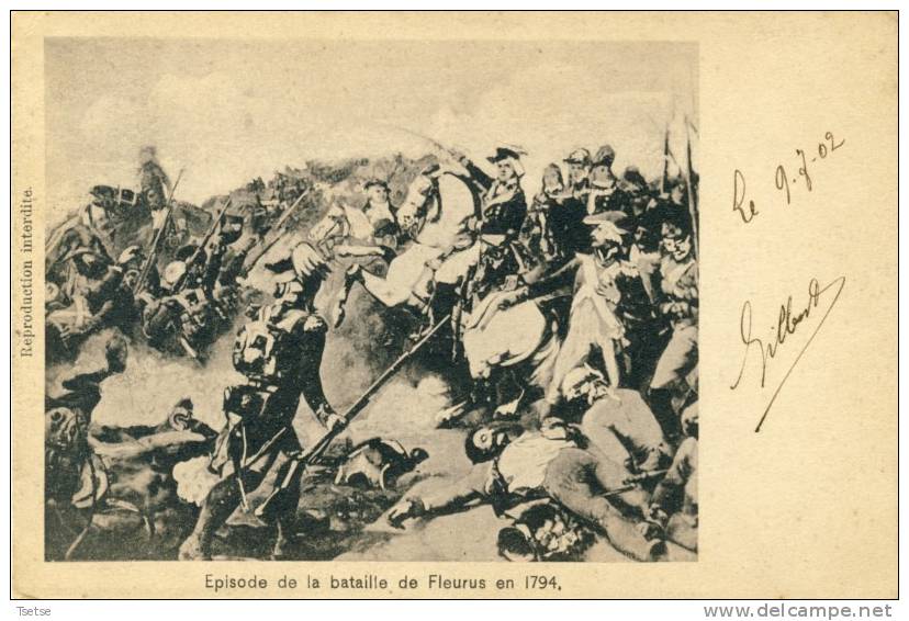 Fleurus - Episode De La Bataille En 1794 -1902 ( Voir Verso ) - Fleurus