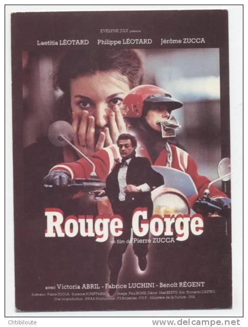 SPECTACLE   L 2   / CINEMA / AFFICHE  " ROUGE GORGE    " ED  NUGERON   E  230   CPM / CPSM  10 X 15 - Affiches Sur Carte