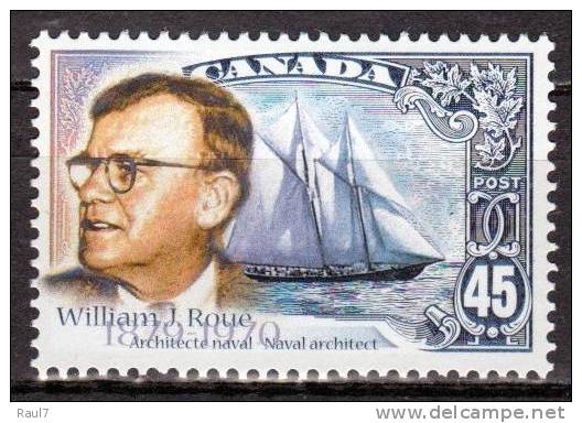 CANADA 1998 - Bateau Voilier, Architecte Naval - 1v Neufs // Mnh - Unused Stamps