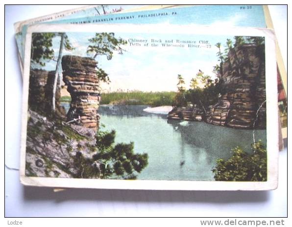 Amerika United States America USA Wisconsin River Romance Cliff - Other & Unclassified