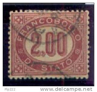 Italia Regno 1875 Servizio Sass.Serv.6 Usato/Used VF/F - Servizi