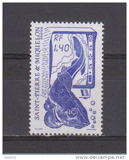 SPM YT 473 ** : Pêche , Morue - 1986 - Unused Stamps