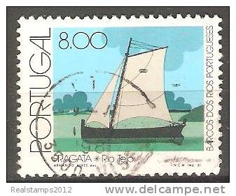 PORTUGAL - 1981,  Barcos Dos Rios Portugueses.  8.00   (o)  MUNDIFIL  Nº 1504 - Usado