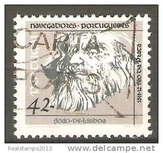 PORTUGAL - 1993,  Navegadores Portugueses. Emissão Base (4.º Grupo)   42.  (o)   MUNDIFIL  Nº 2124 - Used Stamps