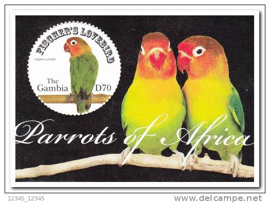 Gambia Postfris MNH Parrots - Gambia (1965-...)
