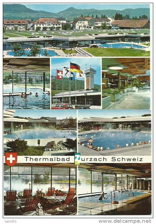 ZURZACH Thermalquelle Erbohrt 5.9.1955 Zwei Ansichtskarten - Zurzach