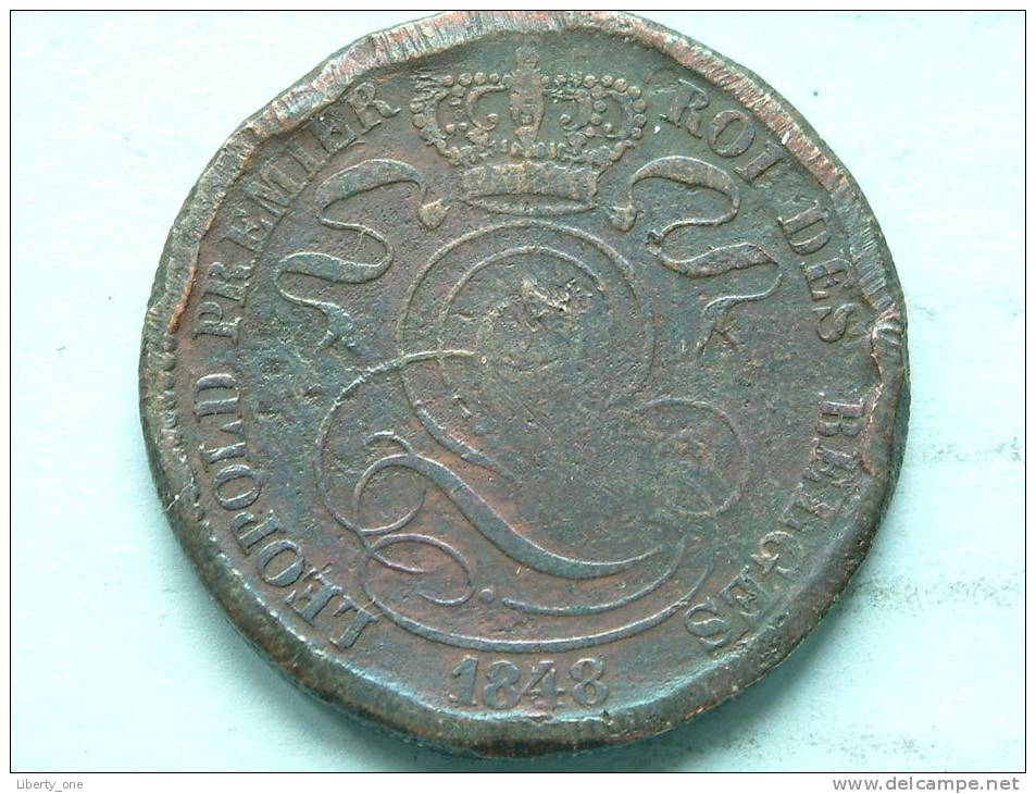 1848 - 10 Cent / KM 2.1 ( Filler ) - ( Uncleaned - For Grade, Please See Photo ) ! - 10 Cent