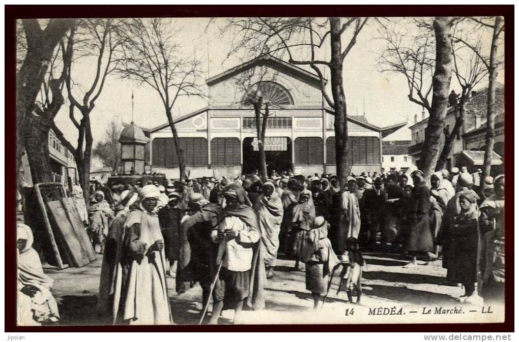 Cpa D' Algérie  Médéa  Le Marché     EUG19 - Medea