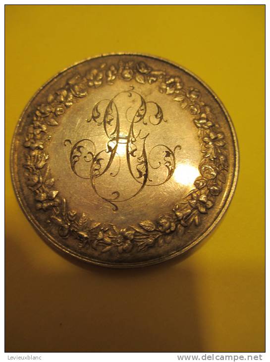 Médaille De MARIAGE/Georgette HUSSON/Louis BAUDRY/Argent/1880   CAN22 - Frankrijk