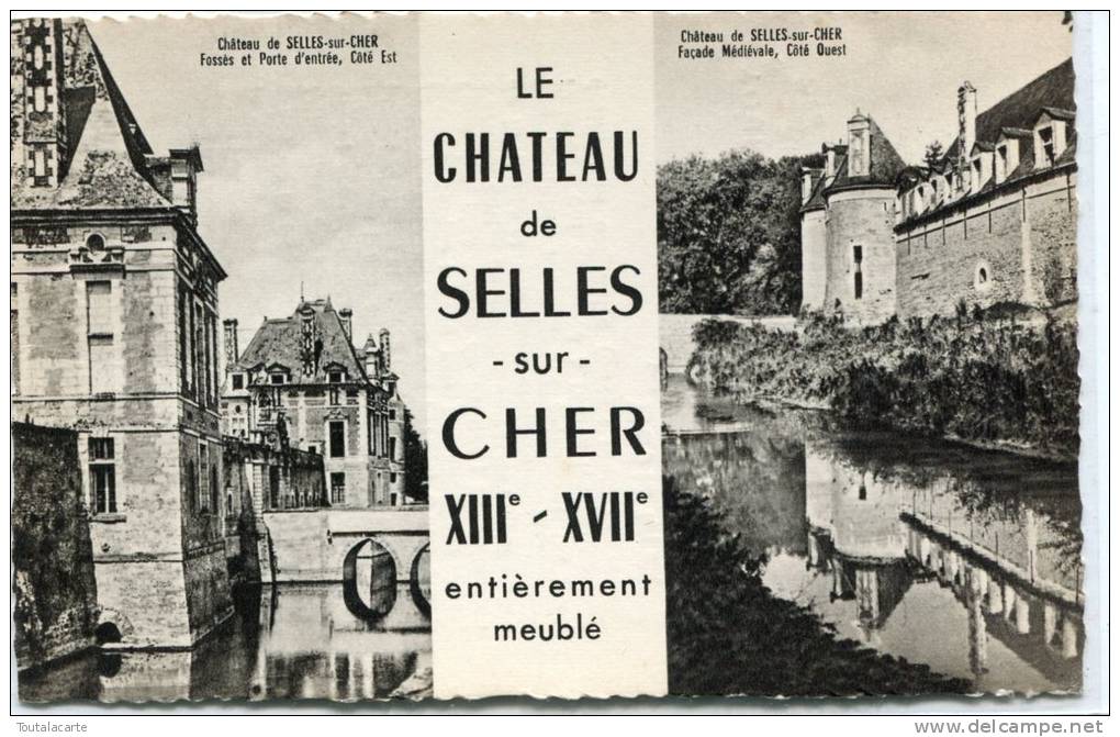 CPSM 41 SELLES SUR CHER LE CHÂTEAU - Selles Sur Cher